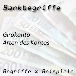 Arten beim Girokonto
