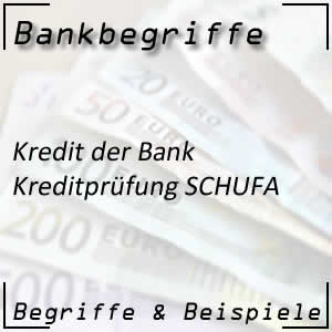 Schufa prüft Kreditwürdigkeit