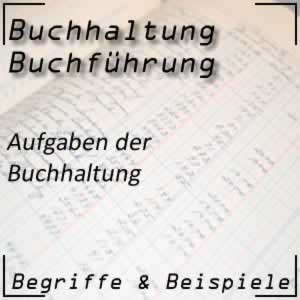 Buchhaltung Aufgaben