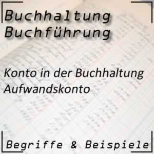 Buchhaltung Aufwandskonto