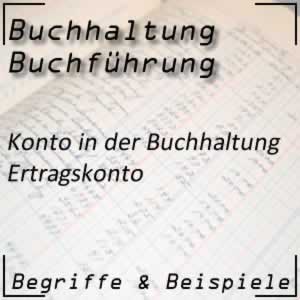 Buchhaltung Ertragskonto