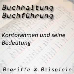 Buchhaltung Kontorahmen