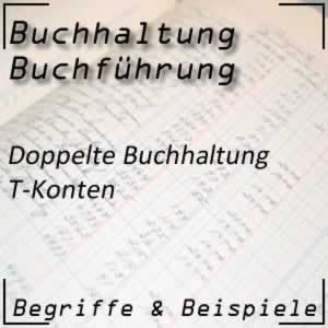 Doppelte Buchhaltung T-Konten