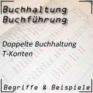 Doppelte Buchhaltung T-Konten