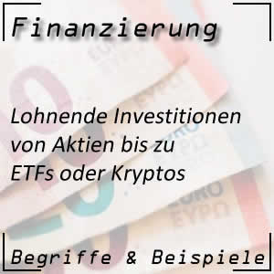 lohnende Investitionen