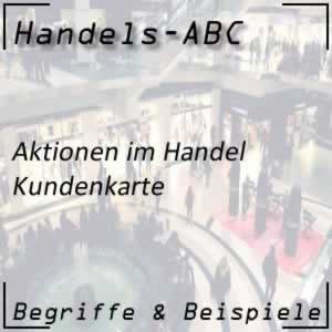 Handel Kundenkarte