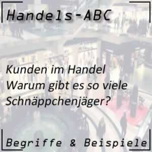 Handel Schnäppchenjäger