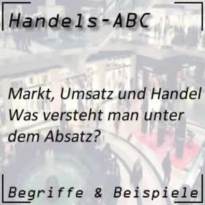 Handel Absatz