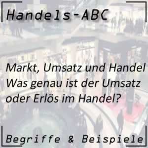 Handel Umsatz und Erlös