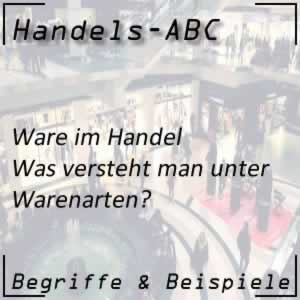 Handel Warenarten