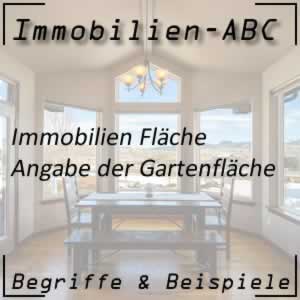 Immobilien Gartenfläche