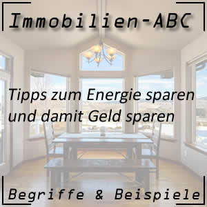 Tipps zum Energiesparen