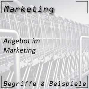 Angebot im Marketing