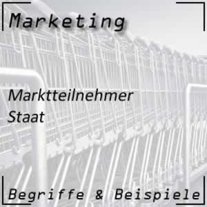 Marktteilnehmer Staat