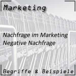 Negative Nachfrage am Markt