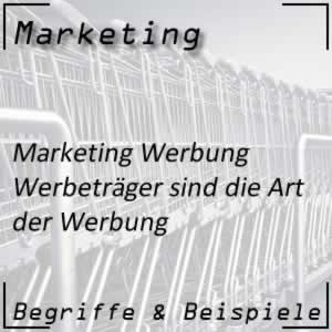 Werbung durch Werbeträger