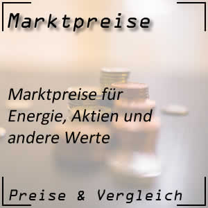 Marktpreise und Preisvergleich