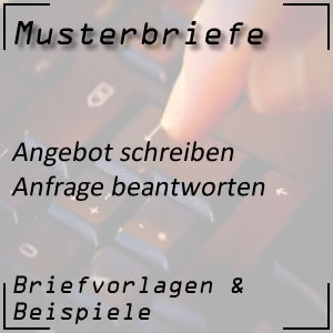 Musterbrief Anfrage beantworten