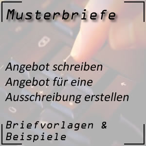 Angebot für Ausschreibung erstellen