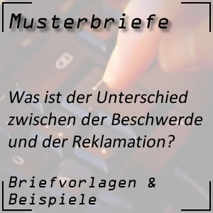 Reklamation oder Beschwerde verfassen