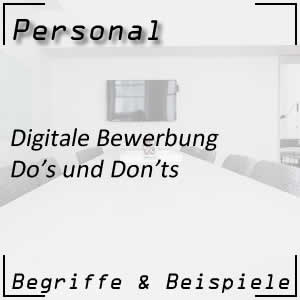 Digitale Bewerbung