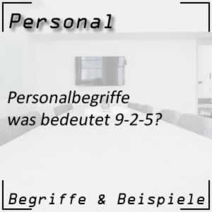 Personalbegriffe 9-2-5