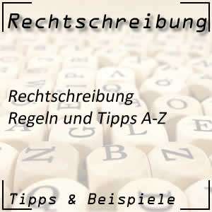 Liste der Tipps zur Rechtschreibung