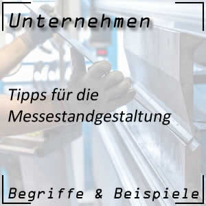 Konzept für die Messestandgestaltung