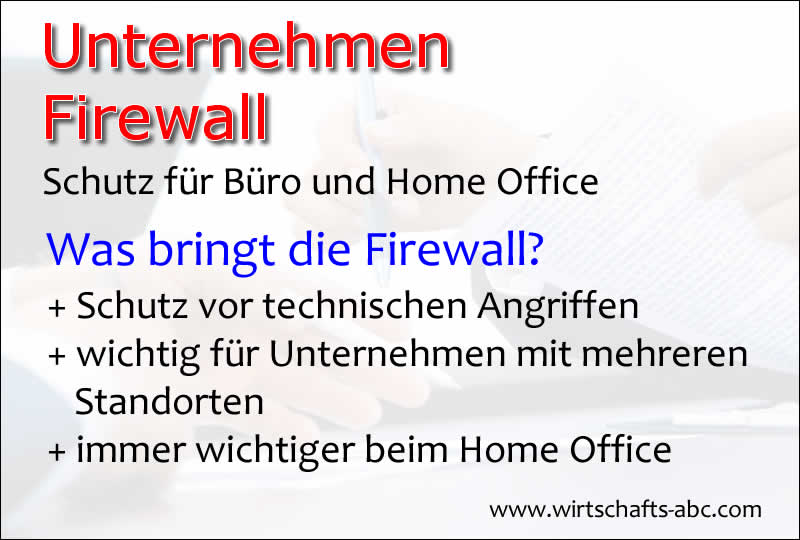 Firewall für Büro und Home Office