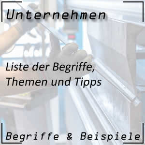 Liste der Unternehmensthemen