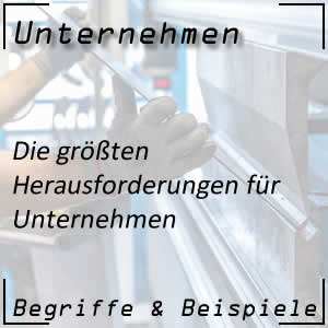 Unternehmen Herausforderungen