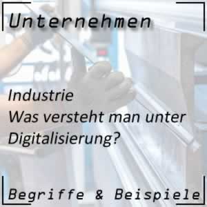 Industrie Digitalisierung