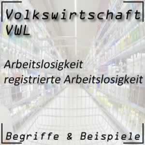 registrierte Arbeitslosigkeit