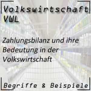 Volkswirtschaft Zahlungsbilanz