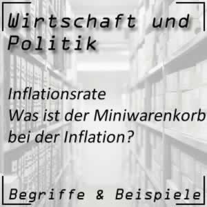 Inflation Miniwarenkorb
