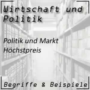 Höchstpreis am Markt