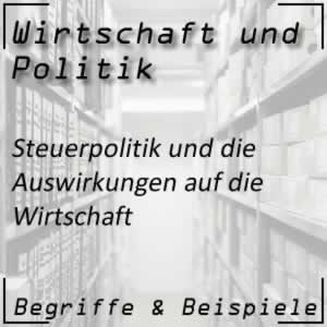 Wirtschaftspolitik Steuern