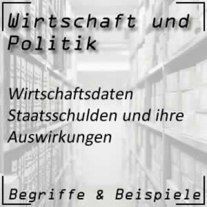 Wirtschaftsdaten Staatsschulden