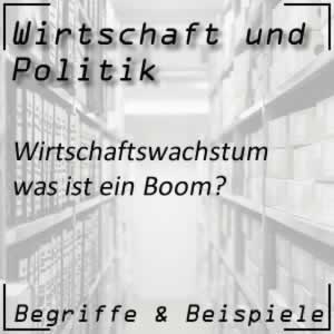 Boom in der Wirtschaft